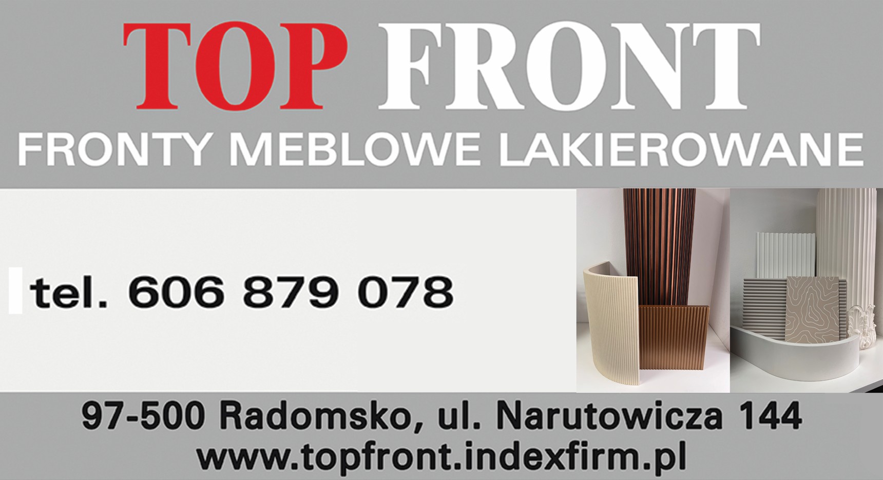 fronty meblowe RADOMSKO